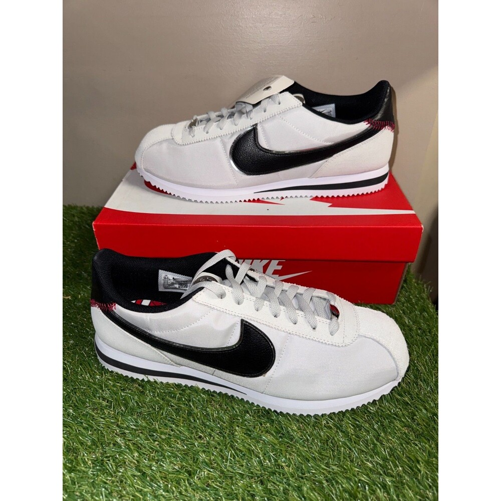 Mens 12.5 Nike Cortez TXT JRD "Jackie Robinson Day" Photon Dust HV6724-001 Shoes